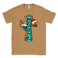 Toasted Coconut blessed cross Classic Tee - BarkalooDesign