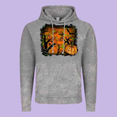 Halloween Background Vintage Hoodie Designed By Ranaportraitstore