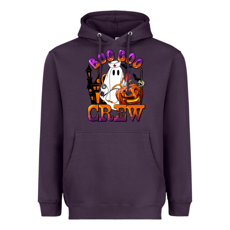Boo Boo Crew Nurse Heavyweight Hoodie by LillyAllenDesigns | Teevron