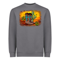 Storm cross sunset backgraund Heavyweight Sweatshirt - JahusDesignShop