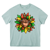 Arona black history sunflower Heavy Core Tee - texasbilliewilder