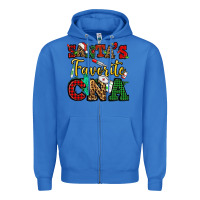 True Royal santas favorite cna christmas Zipper Hoodie - NancyCooperArtShop