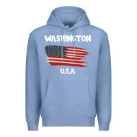 Colony Blue Washington Premium Hoodie - Bettercallsaul