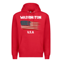 Red Washington Premium Hoodie - Bettercallsaul