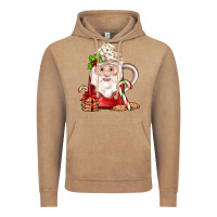 Vintage Coffee santa coffee Vintage Hoodie - JahusDesignShop