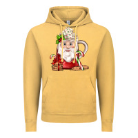 Vintage Mustard santa coffee Vintage Hoodie - JahusDesignShop
