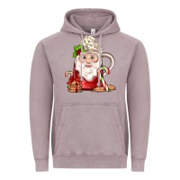 Vintage Zinc santa coffee Vintage Hoodie - JahusDesignShop