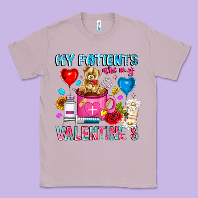 My Patients Is Valentines Classic Tee Designed By Cowhidedigitalart