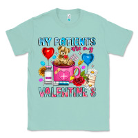 Seafoam My Patients is Valentines Classic Tee - CowhideDigitalArt