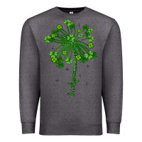 Charcoal Heather lucky st patrick s day Premium Sweatshirt - Artiststas