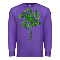 Purple lucky st patrick s day Premium Sweatshirt - Artiststas
