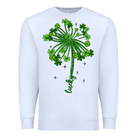 White lucky st patrick s day Premium Sweatshirt - Artiststas