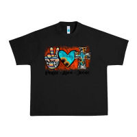 Black peace love jesus Urban Heavy Tee - JahusDesignShop