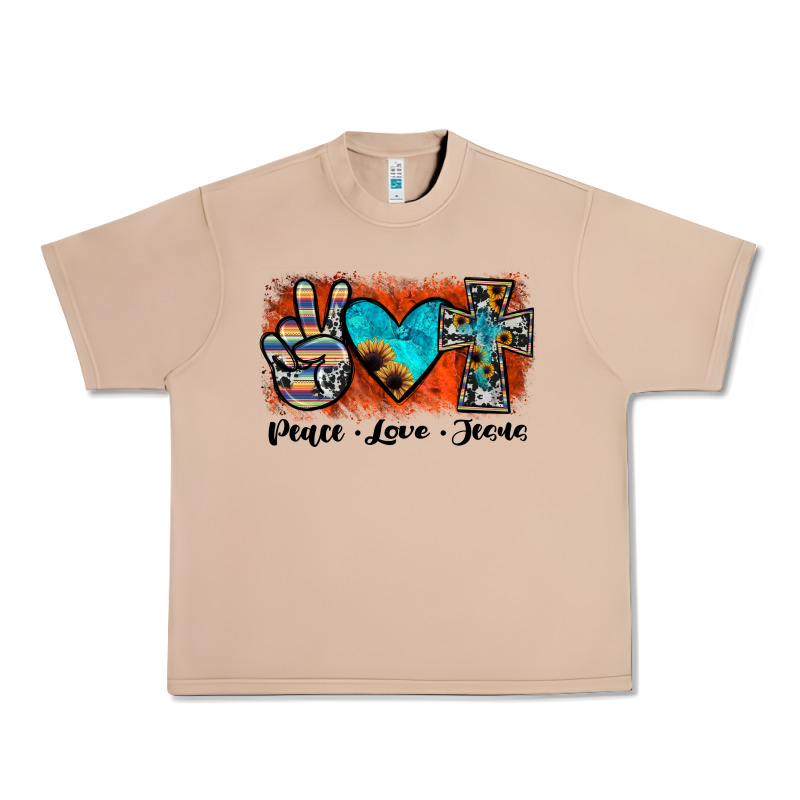 Peace Love Jesus Urban Heavy Tee by JahusDesignShop | Teevron
