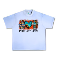 Grape Ice peace love jesus Urban Heavy Tee - JahusDesignShop