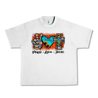 Lunar Rock peace love jesus Urban Heavy Tee - JahusDesignShop