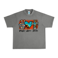 Tornado peace love jesus Urban Heavy Tee - JahusDesignShop
