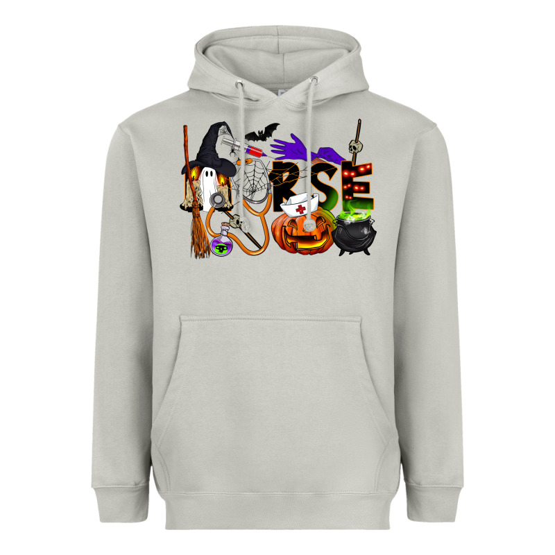 Halloween Nurse Heavyweight Hoodie by LillyAllenDesigns | Teevron