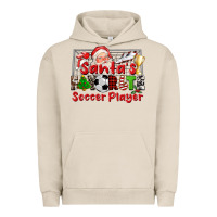 Pigment French Oak santas favorite soccer player Urban Hoodie - CowGirlArtShop