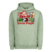 Pigment Oil Green santas favorite soccer player Urban Hoodie - CowGirlArtShop