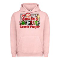 Pigment Salmon santas favorite soccer player Urban Hoodie - CowGirlArtShop