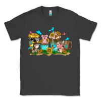 Smoke farm cute animals with sunflower coffee cups Classic Tee - NancyCooperArtShop