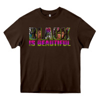 Black Is Beautiful Neon Heavy Core Tee | Teevron