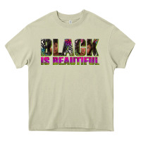 Mossy black is beautiful neon Heavy Core Tee - texasbilliewilder