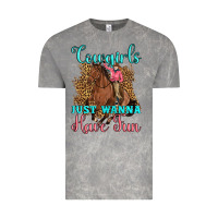 Cloud Rock cowgirls just wanna have fun Vintage Tee - Artiststas