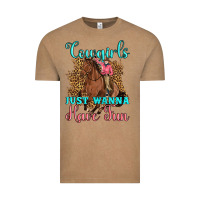 Vintage Coffee cowgirls just wanna have fun Vintage Tee - Artiststas