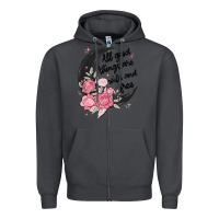 Smoke all good things are wild and free Zipper Hoodie - MaliasSmallBusiness
