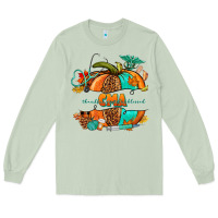 Matcha cma pumpkin nurse Long Sleeve Tee - NancyCooperArtShop