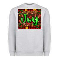 Heather Grey joy with gloves for Christmas Heavyweight Sweatshirt - AdoDesignShop