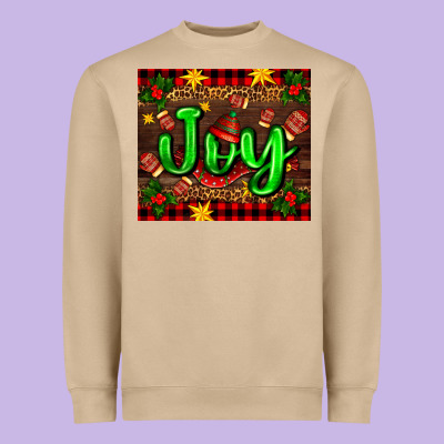 Joy With Gloves For Christmas Heavyweight Sweatshirt Designed By Adodesignshop