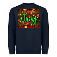 Navy joy with gloves for Christmas Heavyweight Sweatshirt - AdoDesignShop