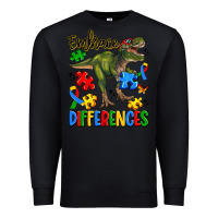 Black embrace differences Premium Sweatshirt - Artiststas