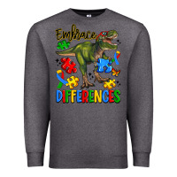 Charcoal Heather embrace differences Premium Sweatshirt - Artiststas