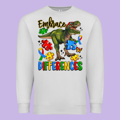 Embrace Differences Premium Sweatshirt Designed By Artiststas