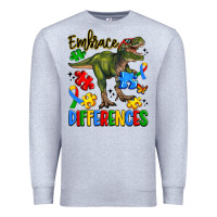 Heather Grey embrace differences Premium Sweatshirt - Artiststas