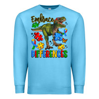 Ocean Blue embrace differences Premium Sweatshirt - Artiststas