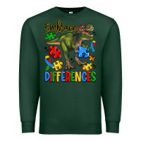 Sports Green embrace differences Premium Sweatshirt - Artiststas