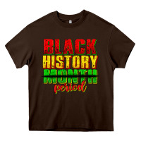 Chocolate Brown black history month period juneteenth Heavy Core Tee - texasbilliewilder