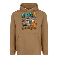Toasted Coconut Nuts About Fall Squirrel Heavyweight Hoodie - LillyAllenDesigns