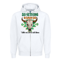 White something orange tells me were not done Zipper Hoodie - MaliasSmallBusiness