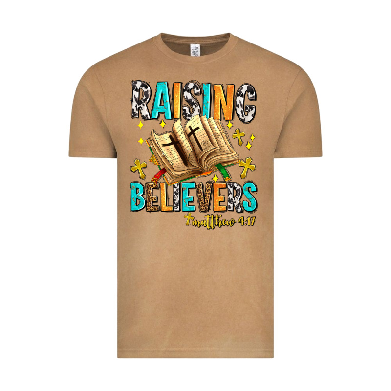 Raising Believers Matthew 4 17 Vintage Tee by AdoDesignShop | Teevron