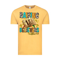 Vintage Mustard Raising believers matthew 4 17 Vintage Tee - AdoDesignShop