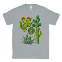 Heather Grey watercolor cactus bundle preview Classic Tee - BarkalooDesign