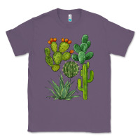 Lavender watercolor cactus bundle preview Classic Tee - BarkalooDesign