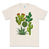 Natural watercolor cactus bundle preview Classic Tee - BarkalooDesign