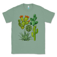 Sage watercolor cactus bundle preview Classic Tee - BarkalooDesign